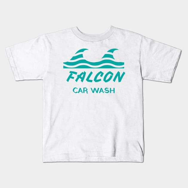 Falcon Car Wash Kids T-Shirt by TexasToons